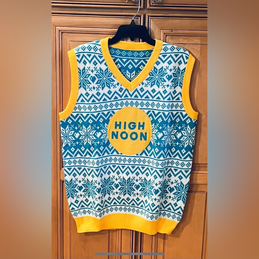 NWT High Noon Fair Isle Sweater Vest